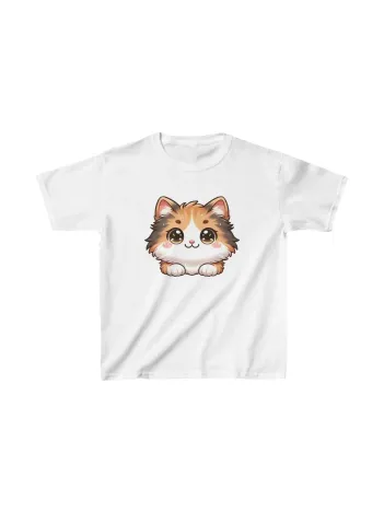 Unisex Çocuk Baskılı T-shirt - Beyaz