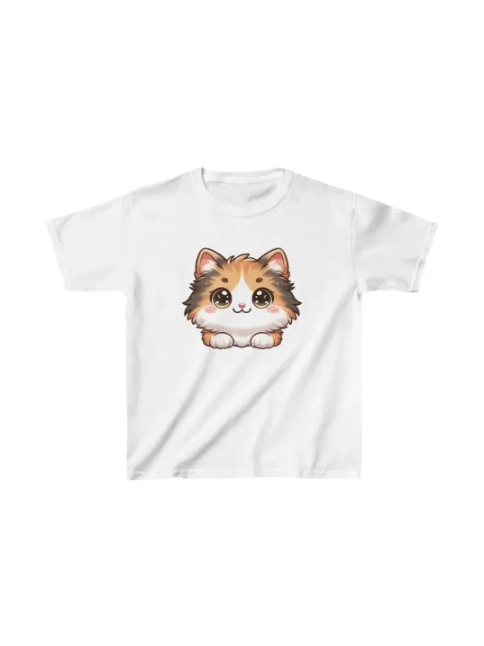 Unisex Çocuk Baskılı T-shirt - Beyaz