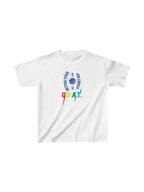 Unisex Çocuk Baskılı T-shirt - Beyaz
