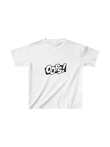 Unisex Çocuk Baskılı T-shirt - Beyaz