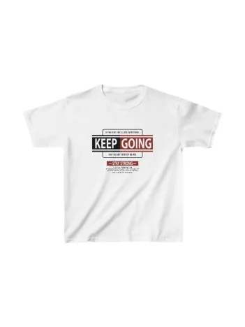 Unisex Çocuk Baskılı T-shirt - Beyaz