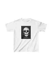 Unisex Çocuk Baskılı T-shirt - Beyaz