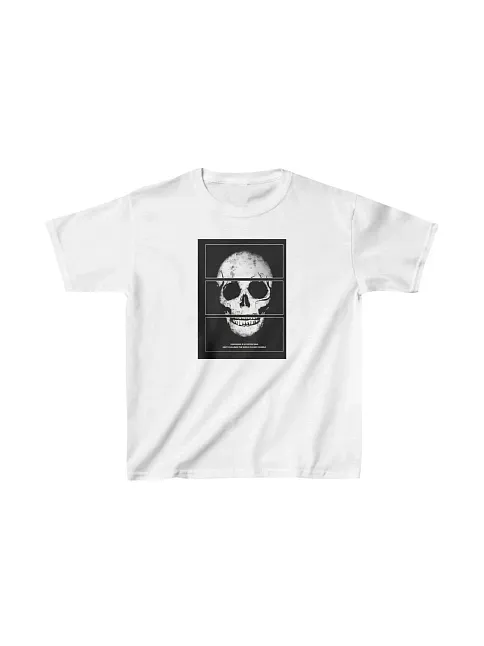 Unisex Çocuk Baskılı T-shirt - Beyaz