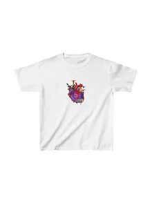Unisex Çocuk Baskılı T-shirt - Beyaz