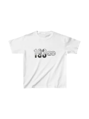 Unisex Çocuk Baskılı T-shirt - Beyaz