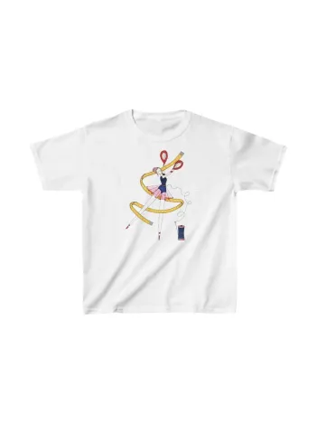 Unisex Çocuk Baskılı T-shirt - Beyaz