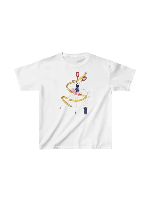 Unisex Çocuk Baskılı T-shirt - Beyaz