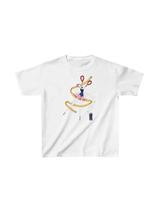 Unisex Çocuk Baskılı T-shirt - Beyaz