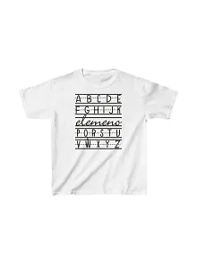 Unisex Çocuk Baskılı T-shirt - Beyaz