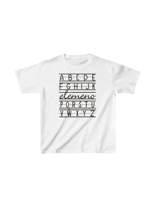 Unisex Çocuk Baskılı T-shirt - Beyaz