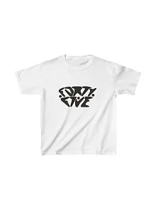 Unisex Çocuk Baskılı T-shirt - Beyaz
