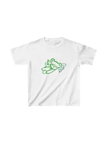 Unisex Çocuk Baskılı T-shirt - Beyaz