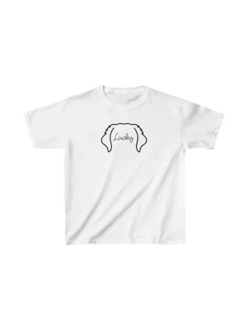 Unisex Çocuk Baskılı T-shirt - Beyaz