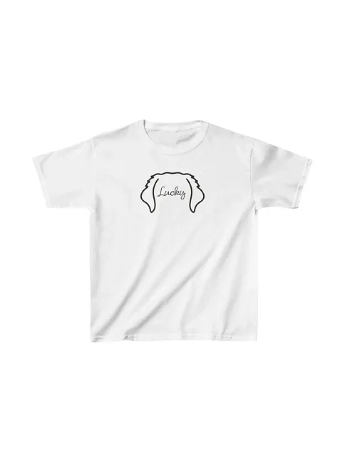 Unisex Çocuk Baskılı T-shirt - Beyaz