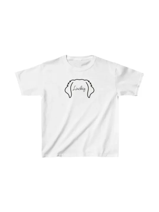 Unisex Çocuk Baskılı T-shirt - Beyaz