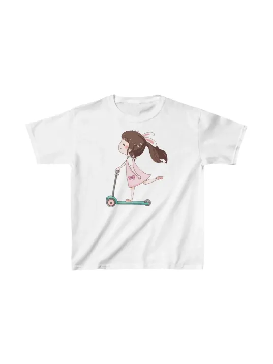 Unisex Çocuk Baskılı T-shirt - Beyaz