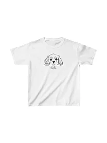Unisex Çocuk Baskılı T-shirt - Beyaz