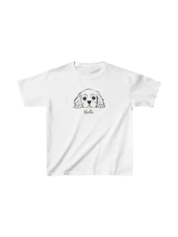 Unisex Çocuk Baskılı T-shirt - Beyaz