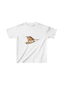Unisex Çocuk Baskılı T-shirt - Beyaz