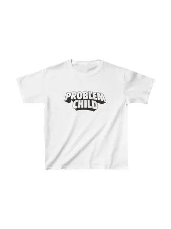 Unisex Çocuk Baskılı T-shirt - Beyaz