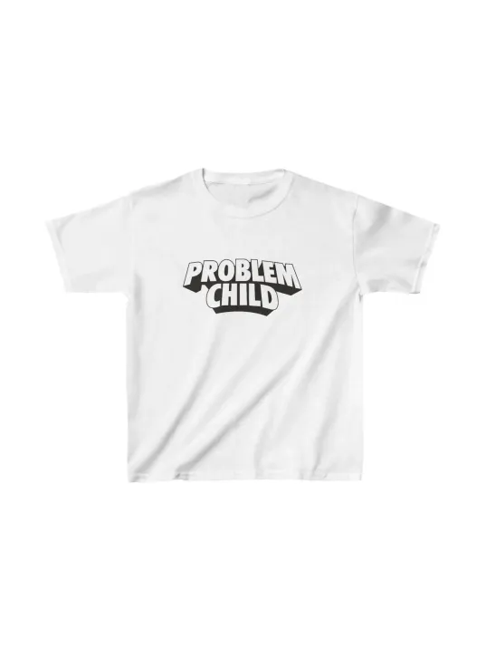 Unisex Çocuk Baskılı T-shirt - Beyaz