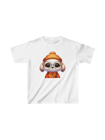 Unisex Çocuk Baskılı T-shirt - Beyaz