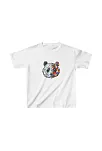Unisex Çocuk Baskılı T-shirt - Beyaz