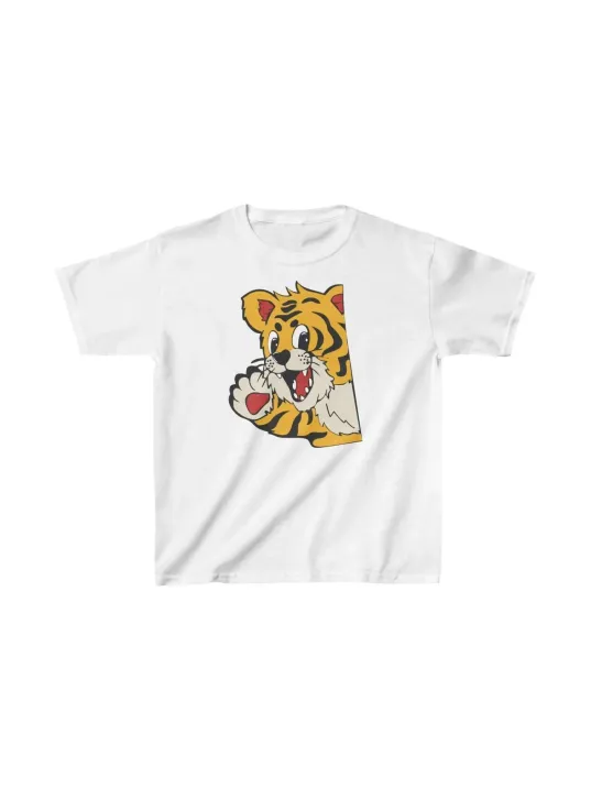 Unisex Çocuk Baskılı T-shirt - Beyaz