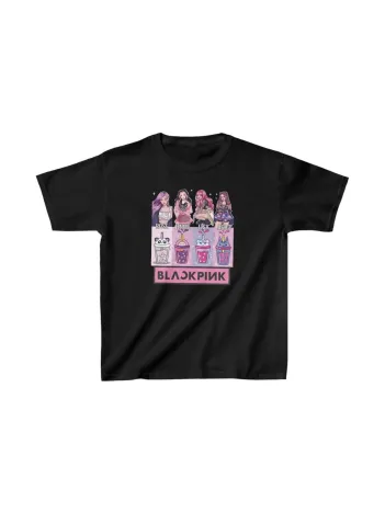 Unisex Çocuk Baskılı T-Shirt - Siyah Unisex Çocuk Baskılı T-Shirt - Siyah