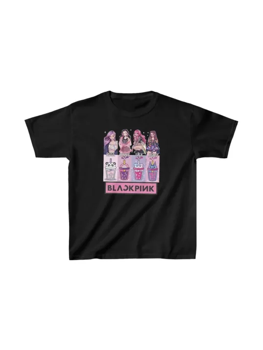 Unisex Çocuk Baskılı T-Shirt - Siyah Unisex Çocuk Baskılı T-Shirt - Siyah