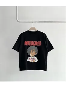 Unisex Çocuk Baskılı T-shirt - Siyah