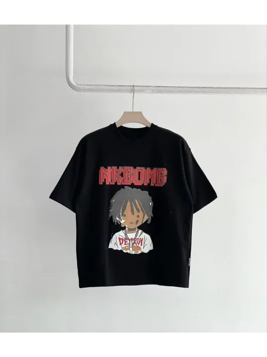 Unisex Çocuk Baskılı T-Shirt - Siyah Unisex Çocuk Baskılı T-Shirt - Siyah