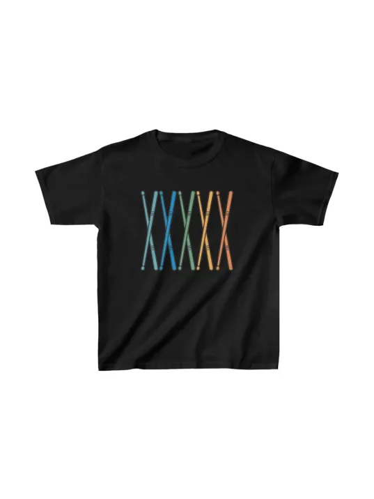 Unisex Çocuk Baskılı T-Shirt - Siyah Unisex Çocuk Baskılı T-Shirt - Siyah