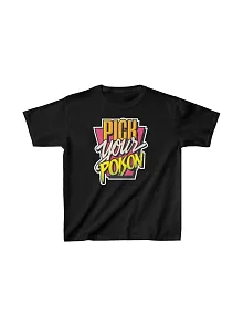 Unisex Çocuk Baskılı T-shirt - Siyah