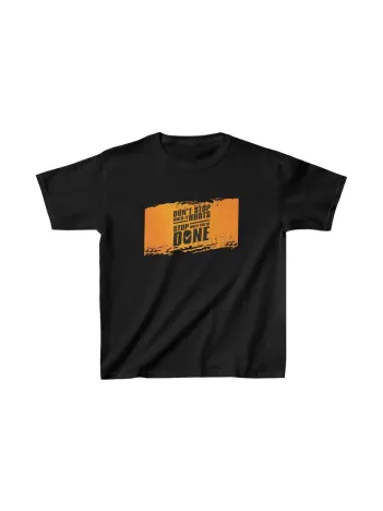 Unisex Çocuk Baskılı T-Shirt - Siyah Unisex Çocuk Baskılı T-Shirt - Siyah