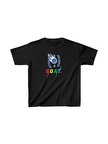 Unisex Çocuk Baskılı T-shirt - Siyah