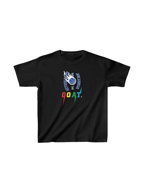 Unisex Çocuk Baskılı T-shirt - Siyah
