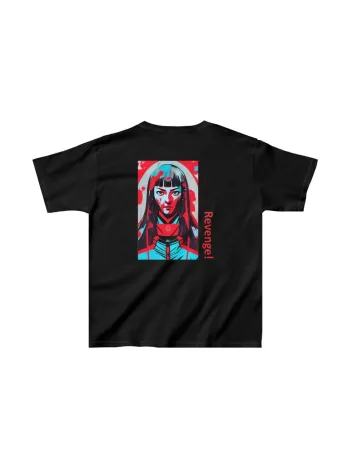 Unisex Çocuk Baskılı T-Shirt - Siyah Unisex Çocuk Baskılı T-Shirt - Siyah