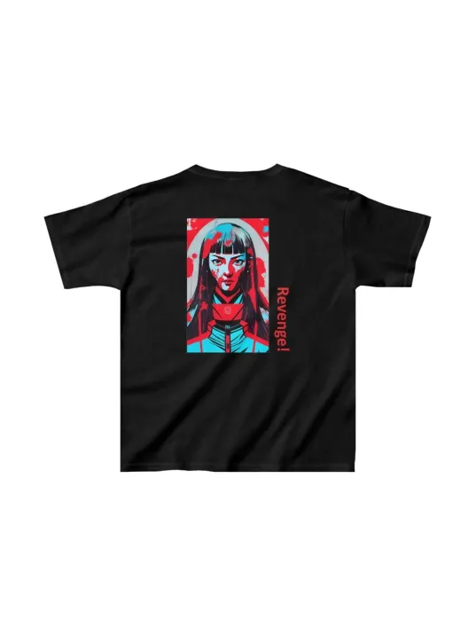 Unisex Çocuk Baskılı T-Shirt - Siyah Unisex Çocuk Baskılı T-Shirt - Siyah