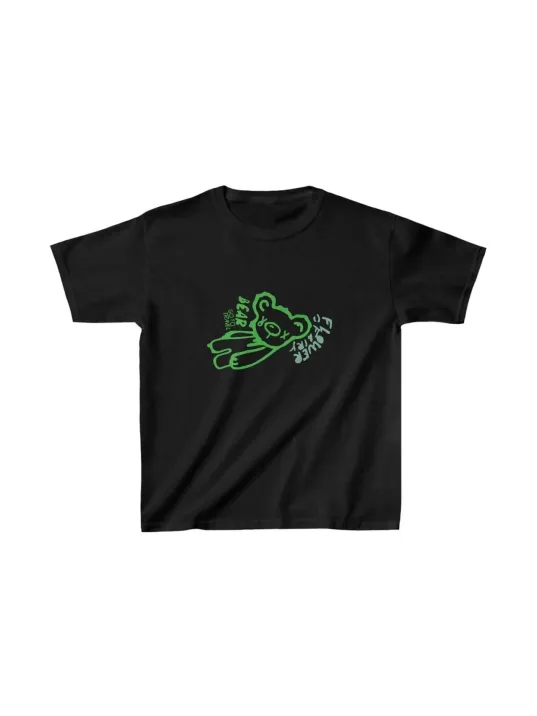 Unisex Çocuk Baskılı T-Shirt - Siyah Unisex Çocuk Baskılı T-Shirt - Siyah