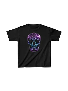 Unisex Çocuk Baskılı T-shirt - Siyah