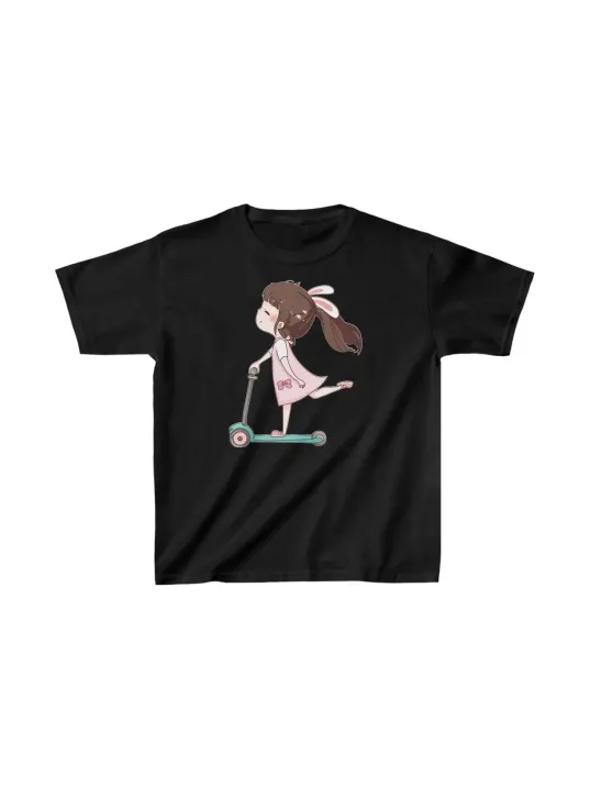 Unisex Çocuk Baskılı T-Shirt - Siyah Unisex Çocuk Baskılı T-Shirt - Siyah