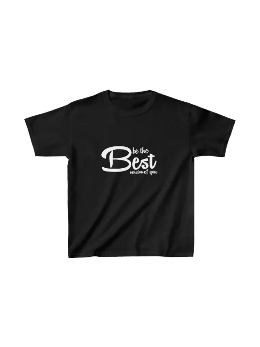 Unisex Çocuk Baskılı T-Shirt - Siyah Unisex Çocuk Baskılı T-Shirt - Siyah