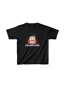 Unisex Çocuk Baskılı T-shirt - Siyah