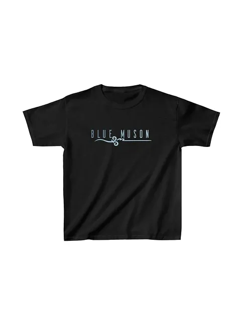 Unisex Çocuk Baskılı T-shirt - Siyah