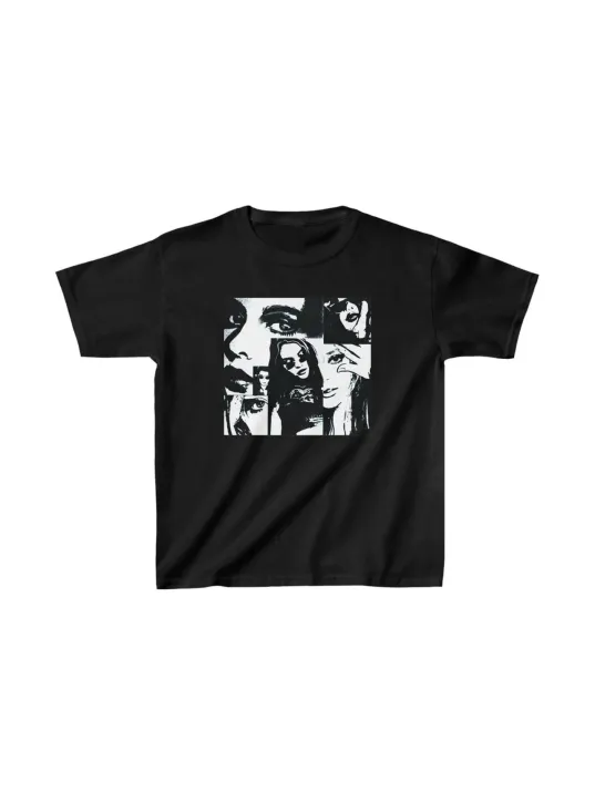 Unisex Çocuk Baskılı T-Shirt - Siyah Unisex Çocuk Baskılı T-Shirt - Siyah