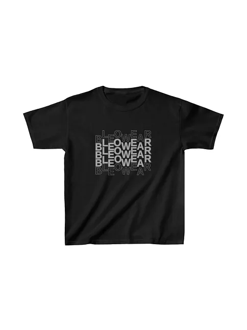 Unisex Çocuk Baskılı T-shirt - Siyah