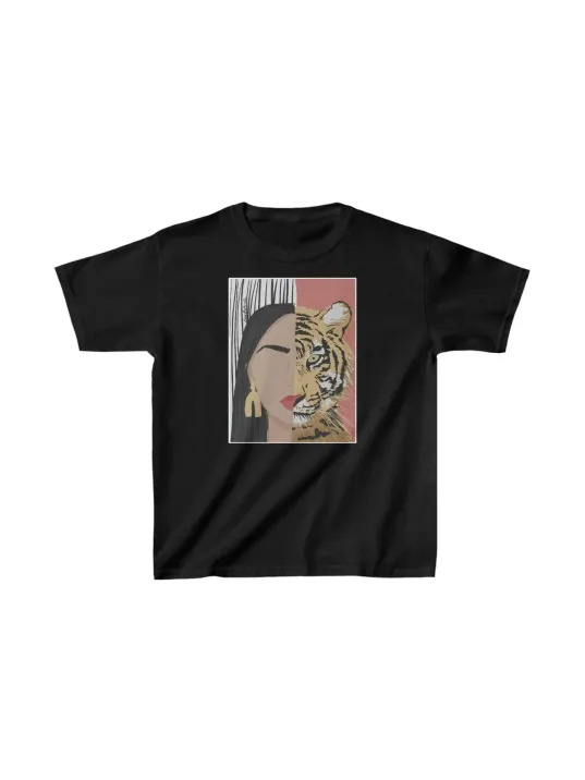 Unisex Çocuk Baskılı T-Shirt - Siyah Unisex Çocuk Baskılı T-Shirt - Siyah