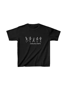 Unisex Çocuk Baskılı T-shirt - Siyah