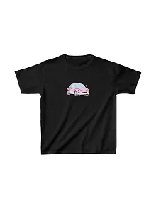 Unisex Çocuk Baskılı T-shirt - Siyah